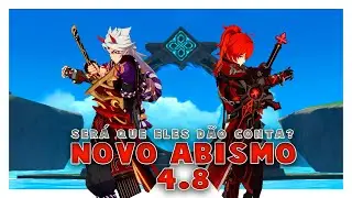 Abismo 4.8 Com Arataki Itto e Diluc ragnvindr | Testando a C5 do Diluc no Abismo | Genshin Impact