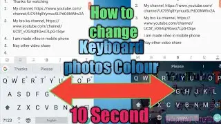 How to change keyboard background Android In Hindi| Keyboard Ka background kaise change kre 2019 |