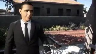Barack Obama roast franklin gta 5