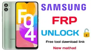samsung f04 frp unlock one click ! all samsung frp Bypass free tool one click