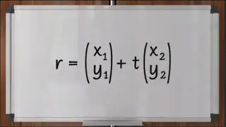 Vectors Equation to describe lines