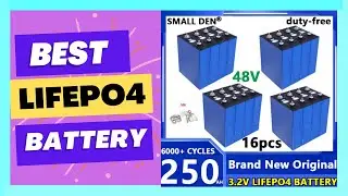 16PCS NEW 3.2V LiFePO4 250Ah Battery Grade A 6000+ Cycles Rechargeable