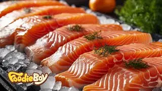 Thailand Salmon Cutting Skills - Thai Street Food
