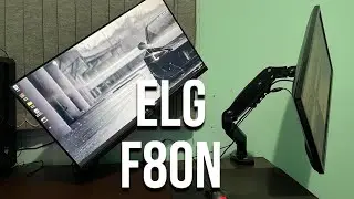 Unboxing Suporte Multiarticulado ELG F80N no Monitor Acer 27' 165Hz, Instalação e vantagens