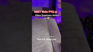 PYQ Kar Lene se NEET Mein Selection Hoga😱? | You Must Know This Secret 