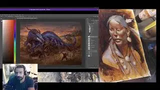 Pintura com tinta acrílica