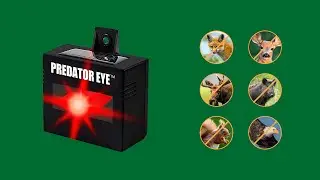 Predator Eye - Night Time Solar Powered Animal Repeller, Waterproof, Nocturnal Animals.