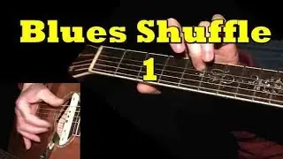 BLUES SHUFFLE 1: Fingerstyle Guitar Lesson + TAB by GuitarNick