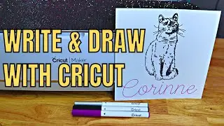 Learn how to use the pen feature and writing fonts Draw with Cricut for beginners