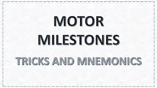 Pediatrics Milestones Mnemonics and Tricks | Pediatrics | NEET PG