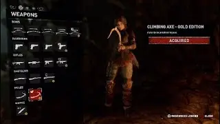 Shadow of the Tomb Raider - HOW TO GET GOLD WEAPONS + GOLD AXE !! - PS4