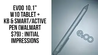 EVOO 10.1" 2-in-1 - N4000, W10, KB, and Smart Stylus - $79