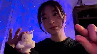 asmr plucking negative energy + focus on me ll finger fluttering, lofi whispering, fast asmr