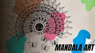 Transform your mindset with mesmerizing mandala art! 🎨#mandalaart #doodleart #arttutorial #mandalas 