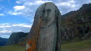 Оленный камень. Алтай! Чуйский тракт! Петроглифы!
