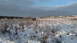 УАЗ по первому снегу.