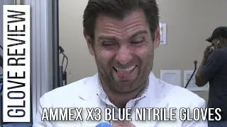 Food Service & Janitorial - AMMEX X3 Blue Nitrile Gloves Review
