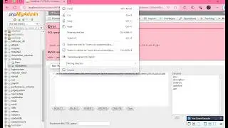 Working on Database and Table using SQL