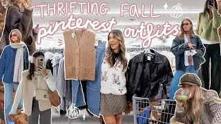 THRIFTING MY FALL PINTEREST BOARD 🍂 bc we’re going back to Canada y’all 🇨🇦