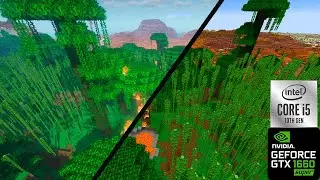Minecraft [1080p] I5 10400F + GTX 1660 Super All settings with SHADERS - Adred