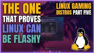 I tried an arch based Linux gaming distro and this is what happened