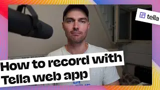 How to record your face & screen with Tella web app