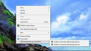How To Add Enable Or Disable USB Storage Devices Connection Context Menu In Windows 10
