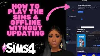 💫🎓HOW TO PLAY SIMS 4 OFFLINE TO AVOID AN UPDATE! EASY AND FAST  V’s SIMS 4 UNIVERSITY EP  20🎓💫