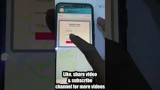 Delete User In Fertilizer POS App - Delete user in DBT app - fms