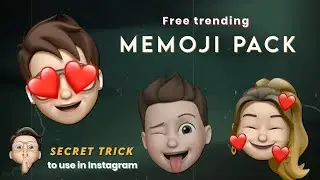 How to add Memoji/Animoji to Instagram story Android !! 3D Emojis in Insta story | nikks editz