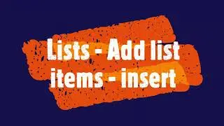 PYTHON - Lists - Add list items - insert #PythonTips #viral #viralvideo #videos #pythonvideos