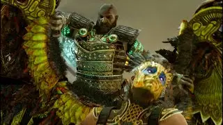 God of War Ragnarok - Kratos vs Valkyrie Queen / Gna Boss Fight (NO DAMAGE / GMNM)