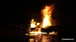 Propane Lets Loose During Food Truck Fire