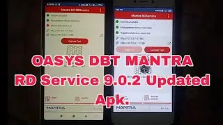 How to update New version of OASYS Pos device Mantra Rd service 9.0.2