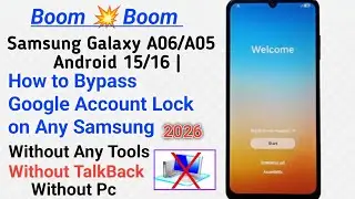 How to Bypass Google Account Lock on Any Samsung Galaxy A06/A05 Android 15/16 | No PC Step-by-Step