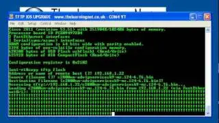 CCNA CCNP  - Cisco IOS Upgrade via TFTP