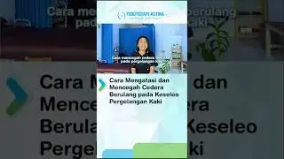 Kaki kalian terkilir / keseleo sudah lama, tapi masih sakit? Coba simak yuk