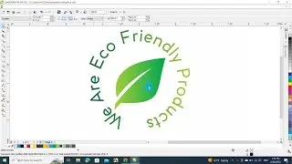 how to do a arc shape text with coreldraw