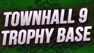 Clash of clans - Best trophy hunting war base EVER Th. 9 2015