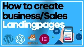 How to create a business Landing through wordpress using ChatGPT, Wpforms and Elemento