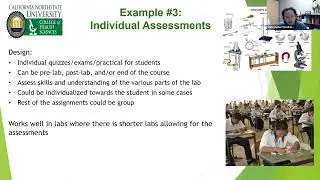 The role of individual assessments in group work in laboratory learning