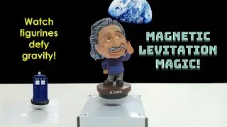 Magnetic Levitation Magic: Miniatures Defying Gravity!