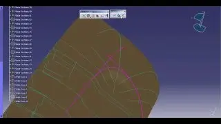 Catia V5 | Catia V6: Digitized Shape Editor (DSE) - Planar Sections Clean Up