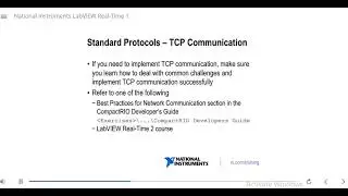 LabVIEW Real time 1 part 17 | Demonstration TCP in LabVIEW | Demonstration UDP in LabVIEW | LabVIEW