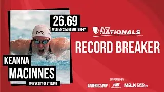 Keanna Macinnes Breaks 50M Butterfly Scottish Record