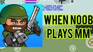 Mini militia gameplay | when a noob plays mini militia