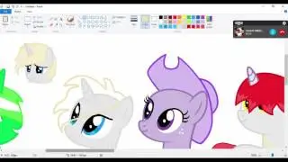 Mlp Speedpaint My Main Sixs YouTubers [Base]