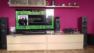 Yamaha RX-V675 + Elac FS77 speakers test acustic rock
