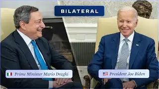President Biden Holds a Bilateral Meeting with Prime Minister Mario Draghi of Italy