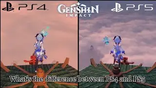 How much of a difference is there on Genshin Impact? | PS4 vs PS5 | Genshin Impact